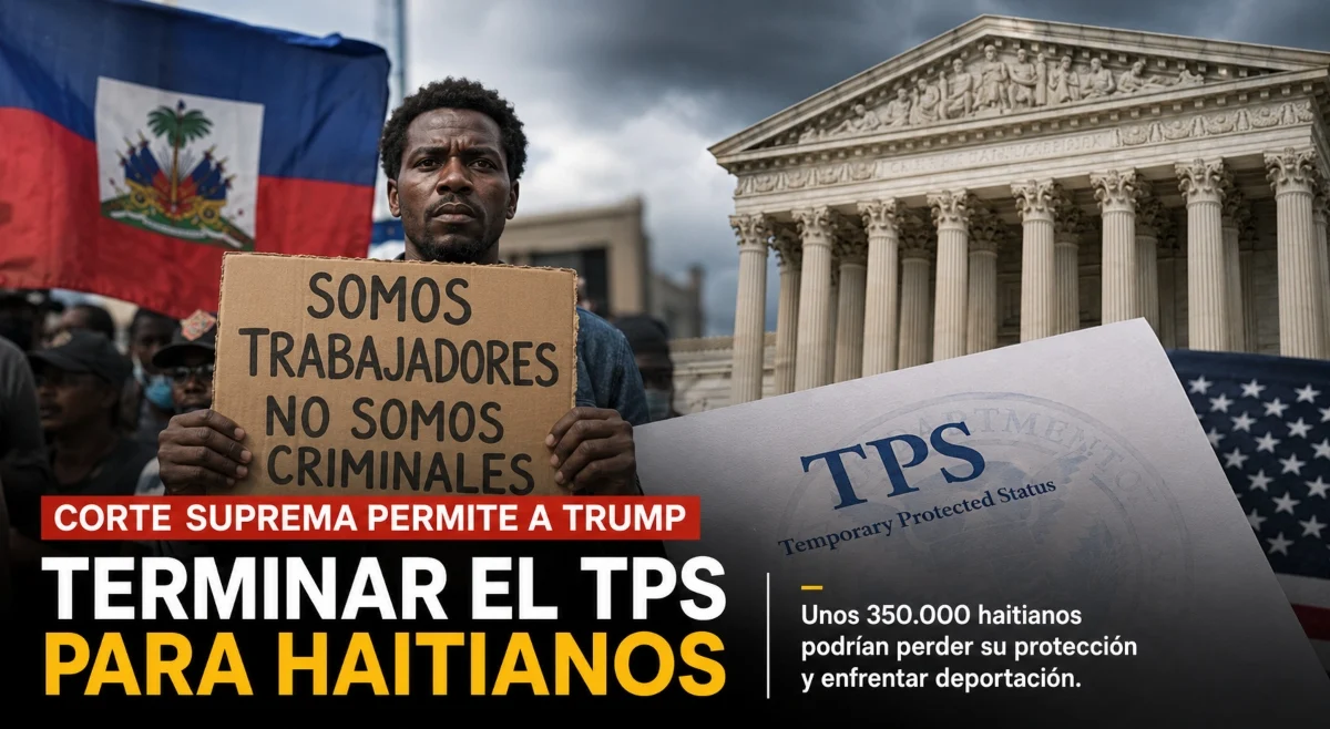 Haitianos con TPS quedan bajo incertidumbre